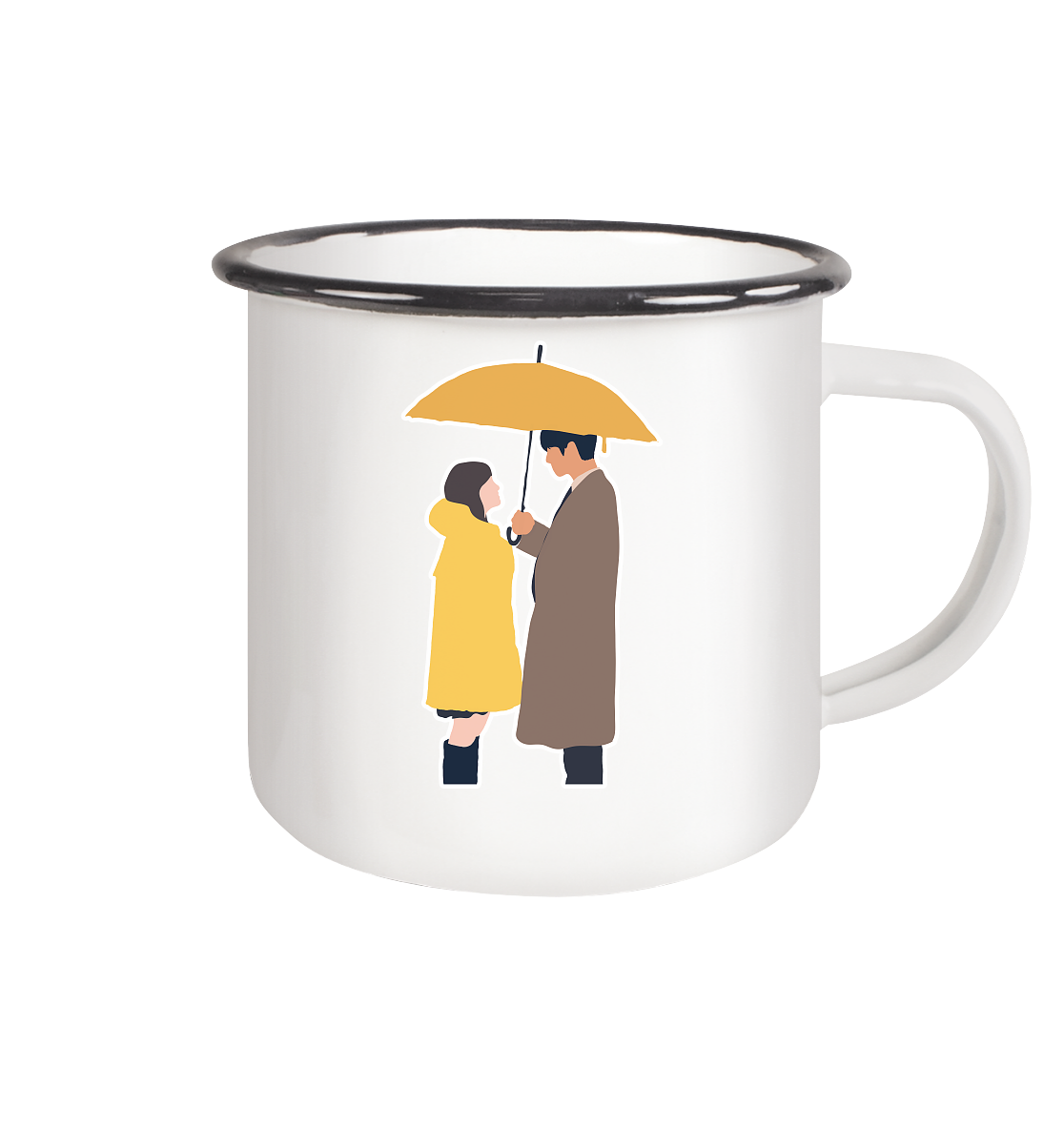 Business Proposal - Emaille Tasse (Black)