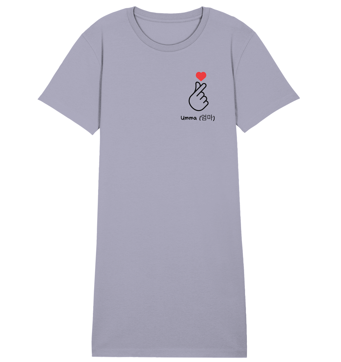 UMMA + FINGERHERZ - BEIDSEITIG - Ladies Organic Shirt Dress
